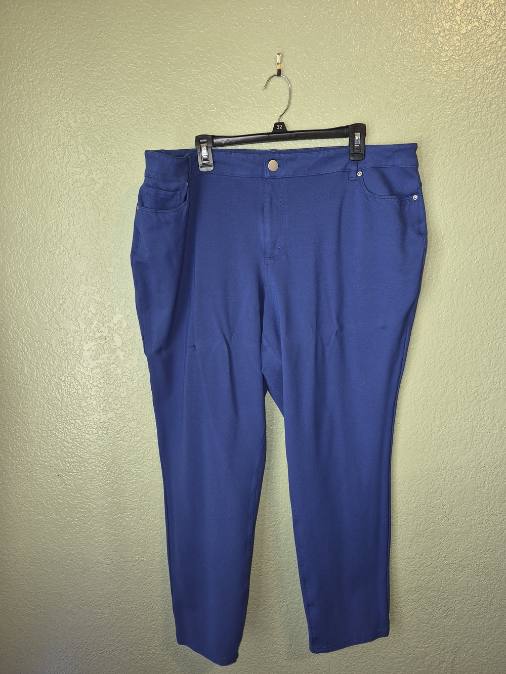 Cato Royal Blue Mid-Rise Pants